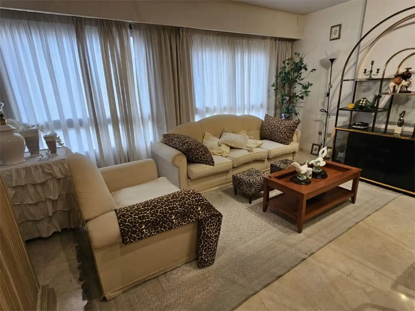 Sala de estar de Piso de alquiler en Alzira con Calefacción y Amueblado