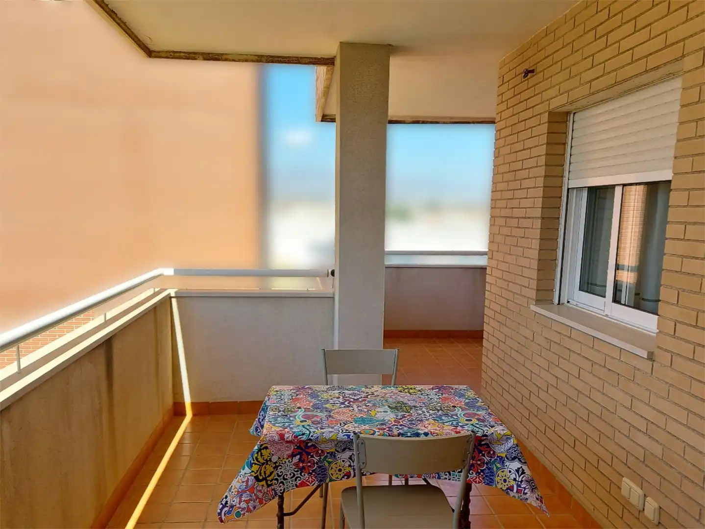 Terrasse von Wohnung zum Verkauf in  Almería Capital mit Klimaanlage und Balkon