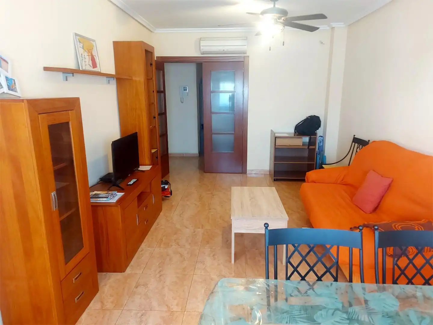 Flat for sale in Calle la Beltraneja, 99, El Ingenio Living room of Flat for sale in Almería Capital with Air Conditioner and Balcony