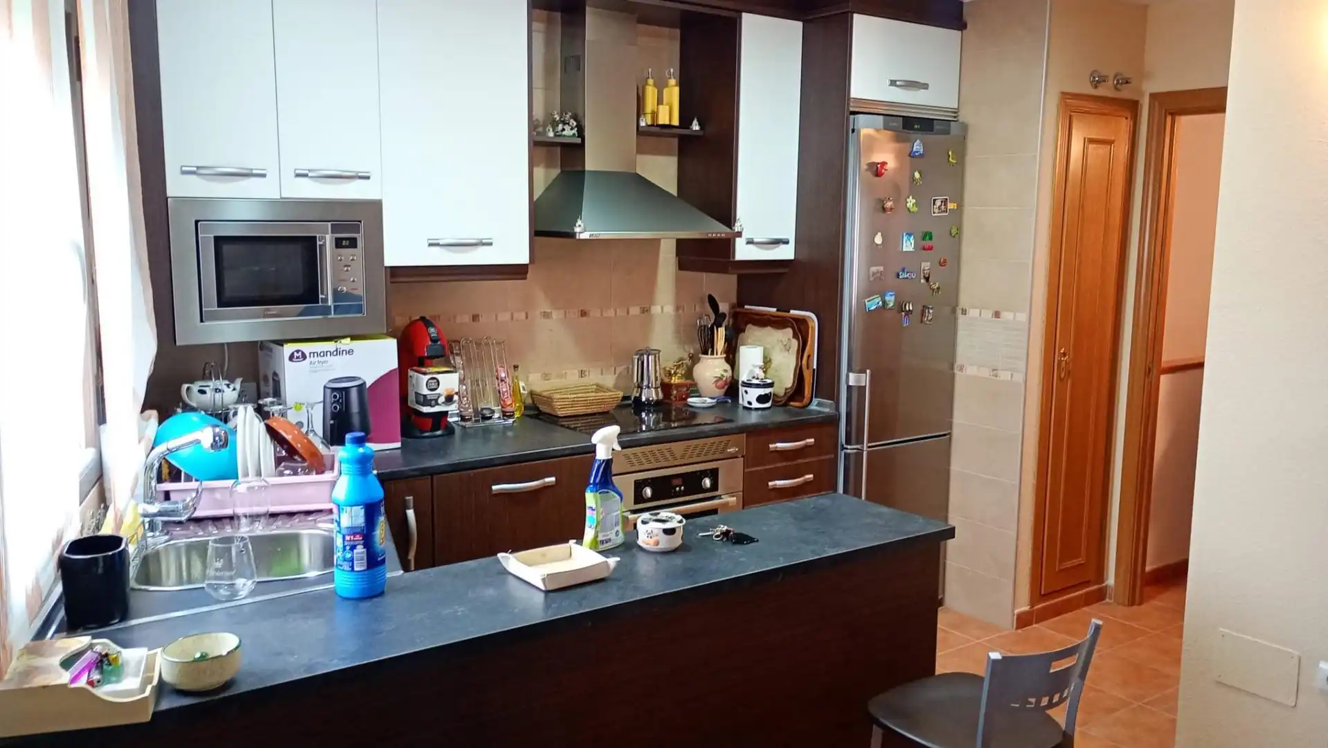 Piso en venta en Calle Castillo, 16, San Román de los Montes Cocina de Piso en venta en San Román de los Montes con Calefacción, Amueblado y Horno