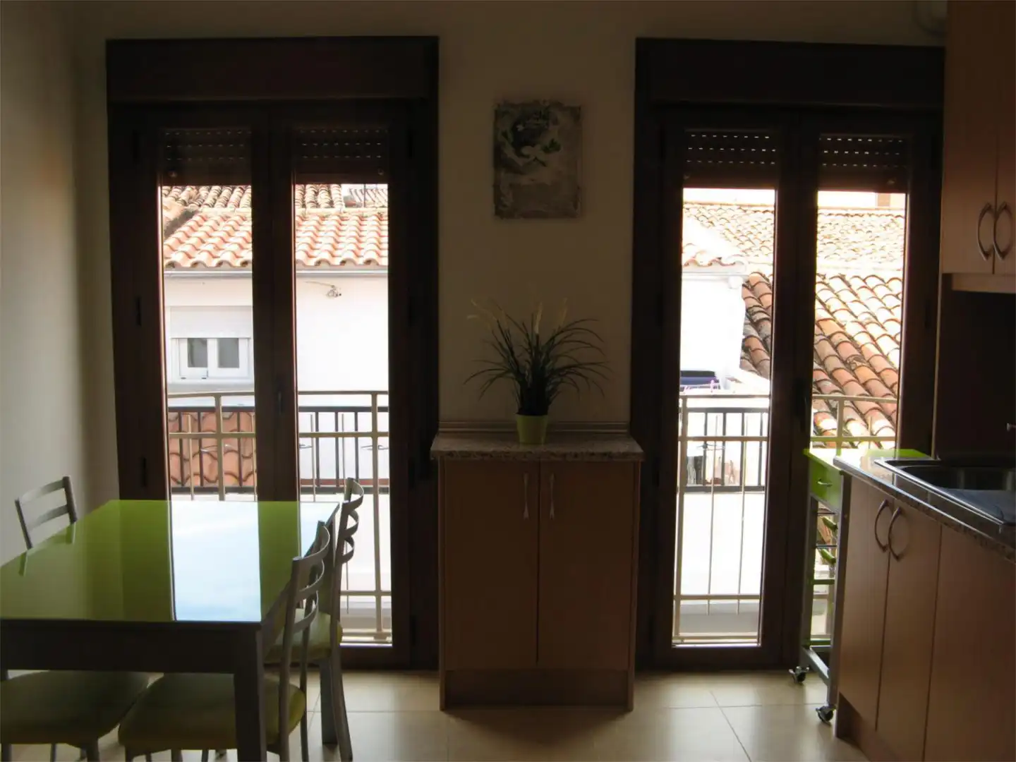 Terraza de Piso de alquiler en Plasencia con Aire acondicionado, Calefacción y Amueblado