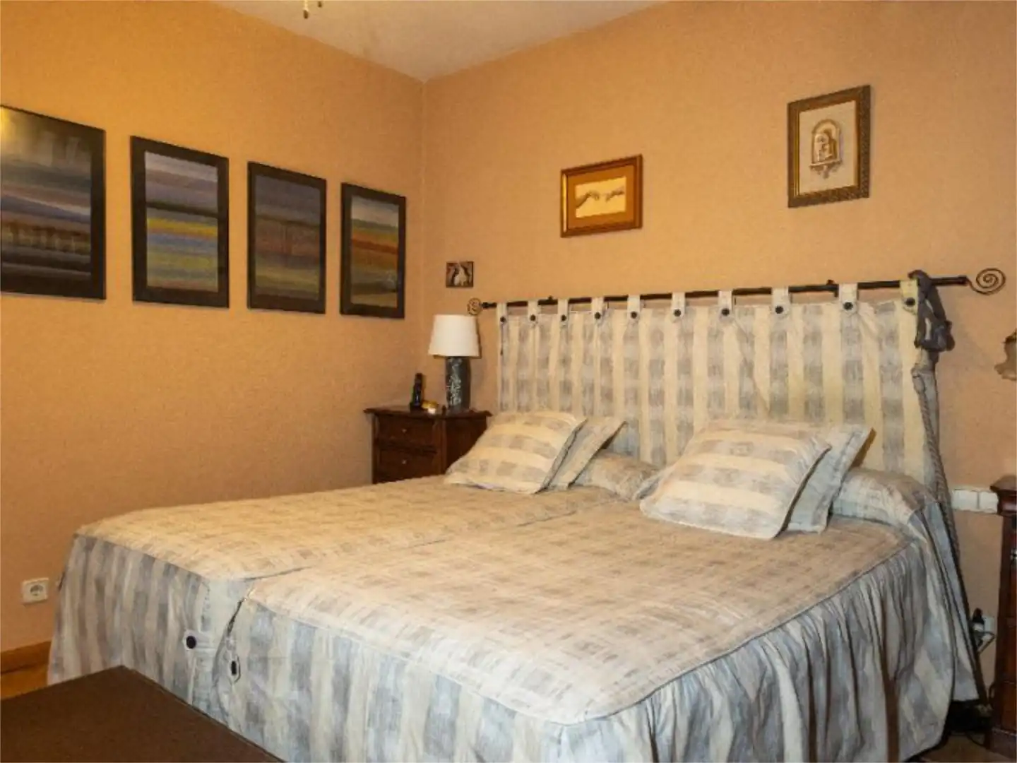 Bedroom of Flat for sale in  Madrid Capital  with Air Conditioner and Balcony