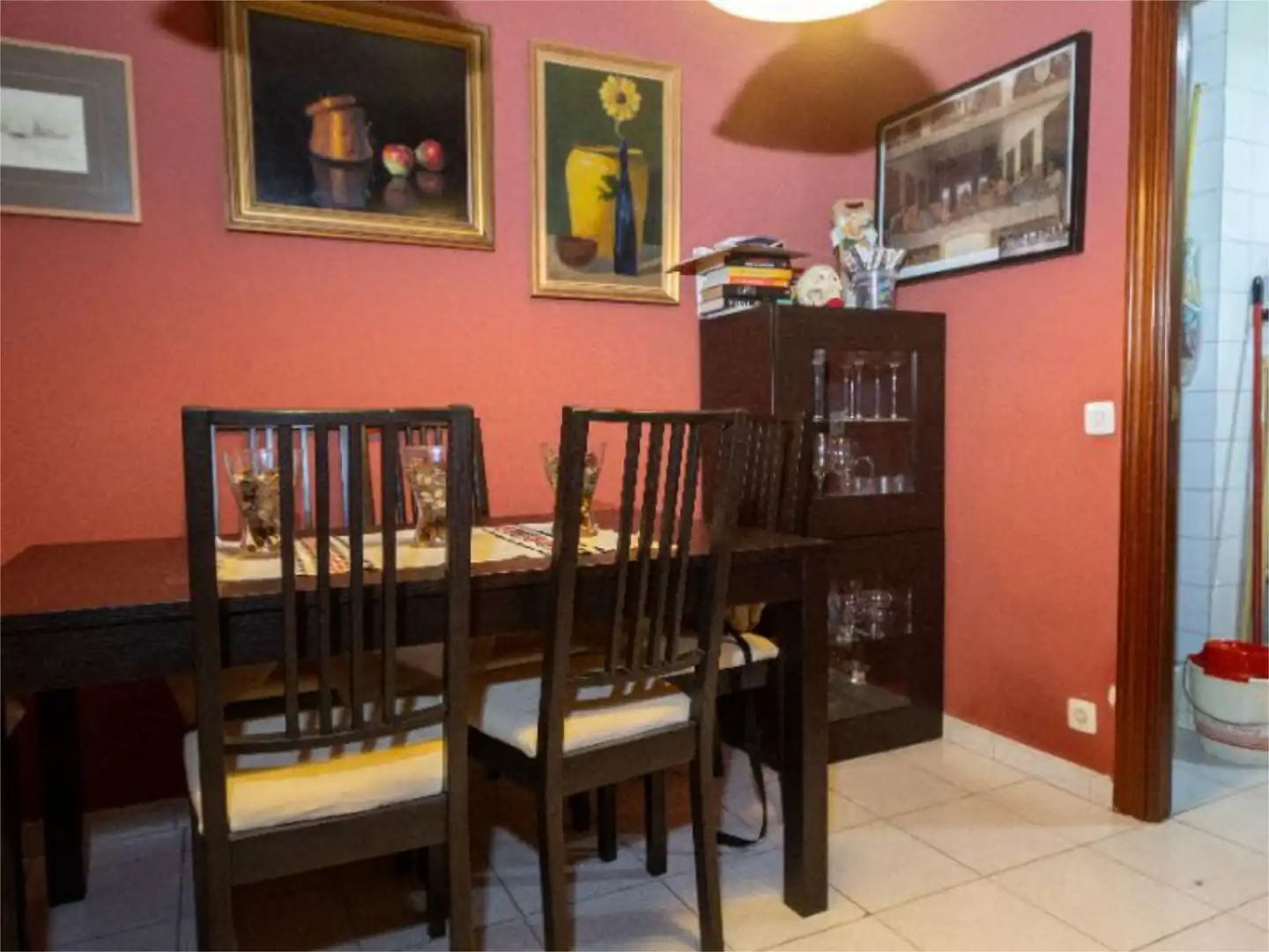 Dining room of Flat for sale in  Madrid Capital  with Air Conditioner and Balcony