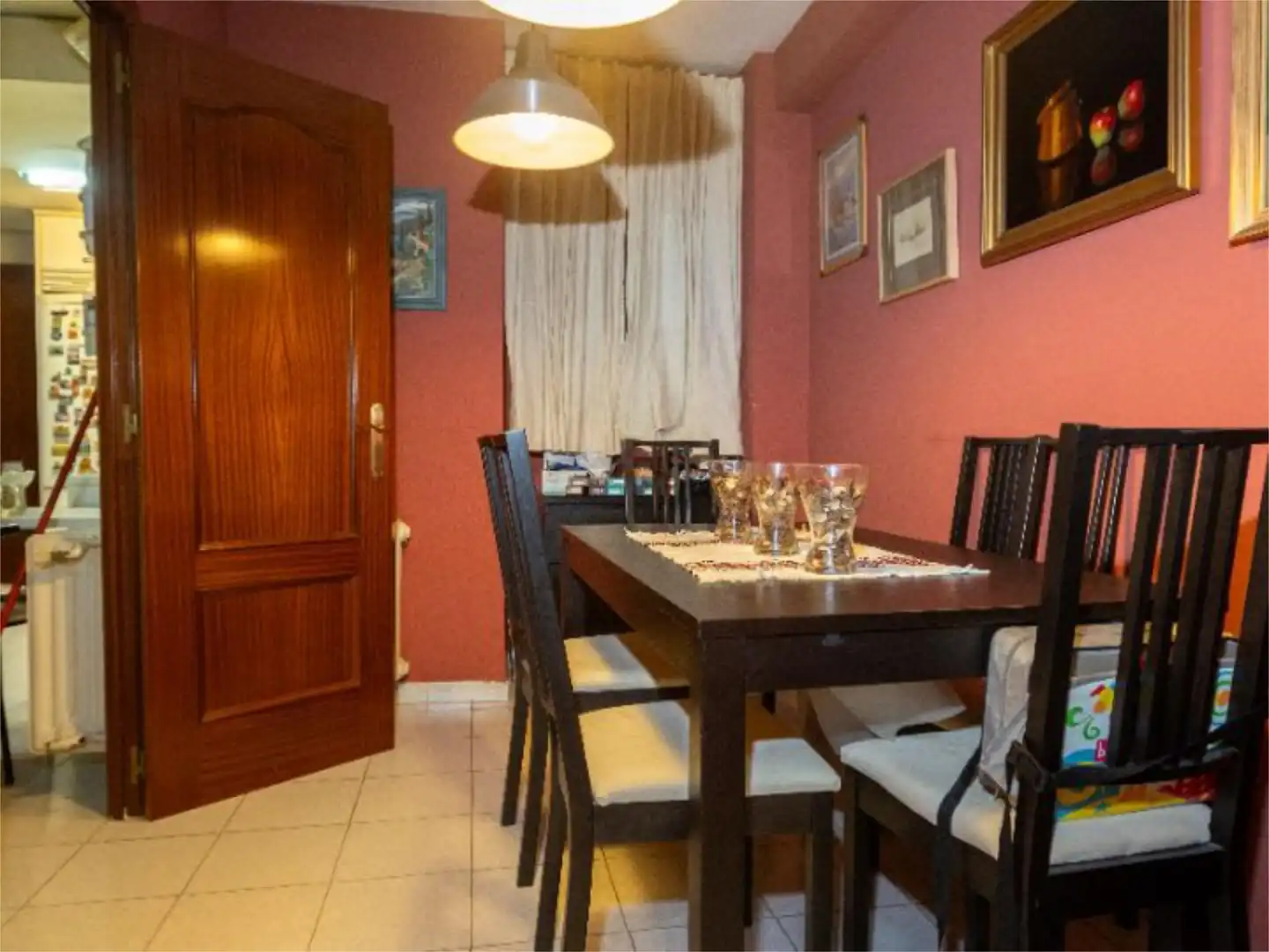 Dining room of Flat for sale in  Madrid Capital  with Air Conditioner and Balcony