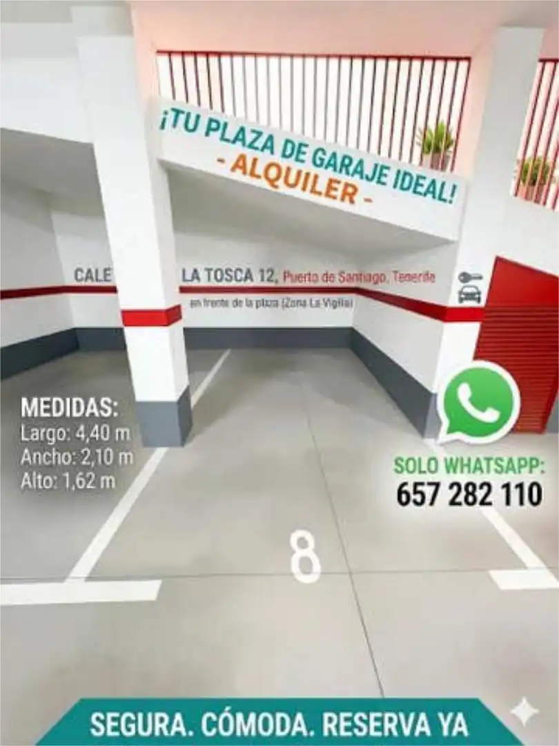 Aparcament de Garatge de lloguer en Santiago del Teide