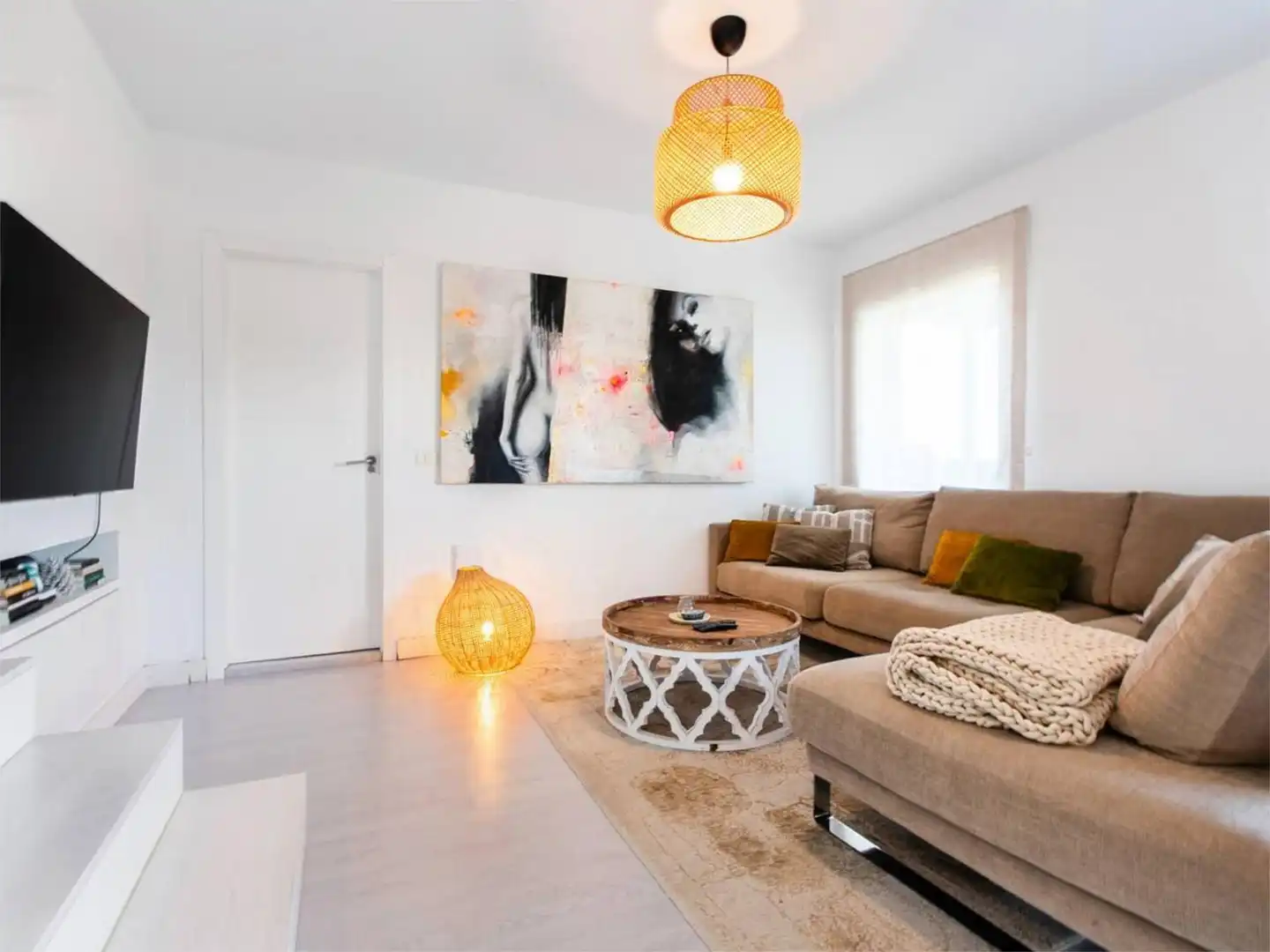 Sala d'estar de Casa o xalet de lloguer en Candelaria amb Terrassa i Balcó