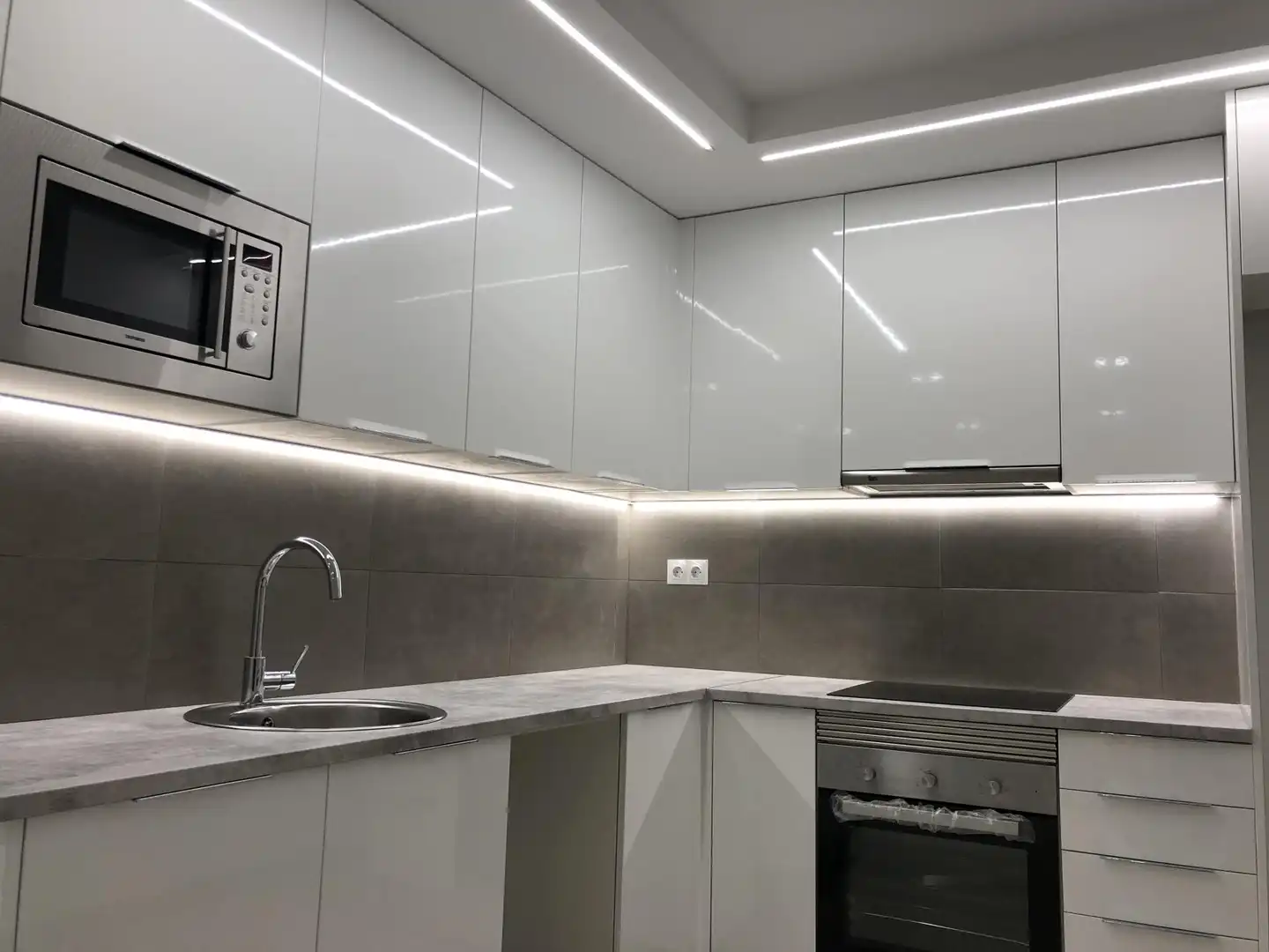 Cocina de Piso en venta en  Barcelona Capital con Aire acondicionado