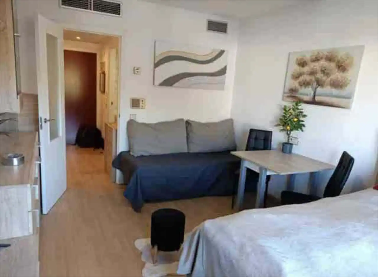 Wohnung zum Verkauf in Benicolada - Las Adelfas Schlafzimmer von Wohnung zum Verkauf in Calpe / Calp mit Heizung, Privatgarten und Terrasse