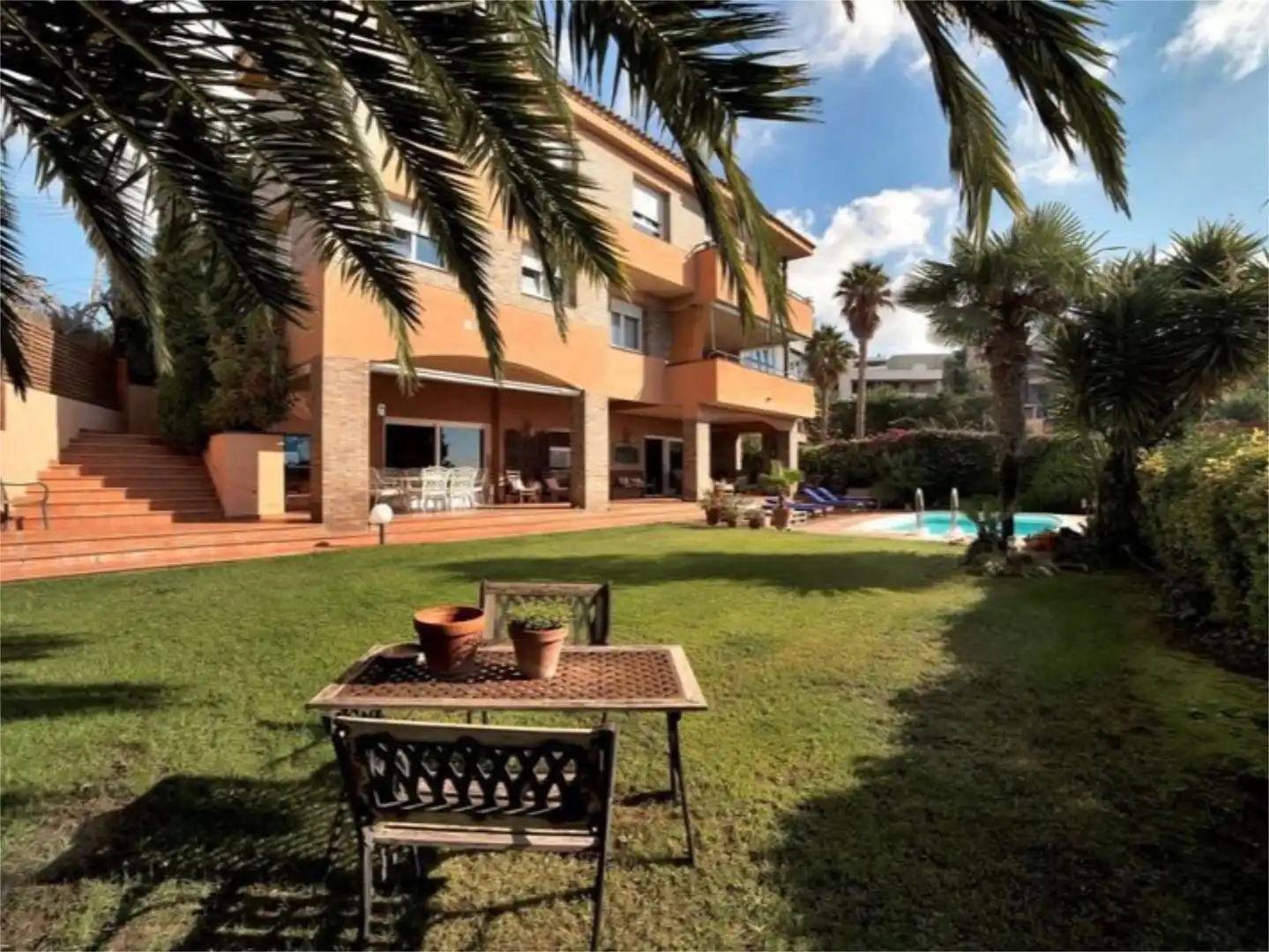 Garden of Flat for rent in Premià de Mar  with Air Conditioner, Heating and Private garden