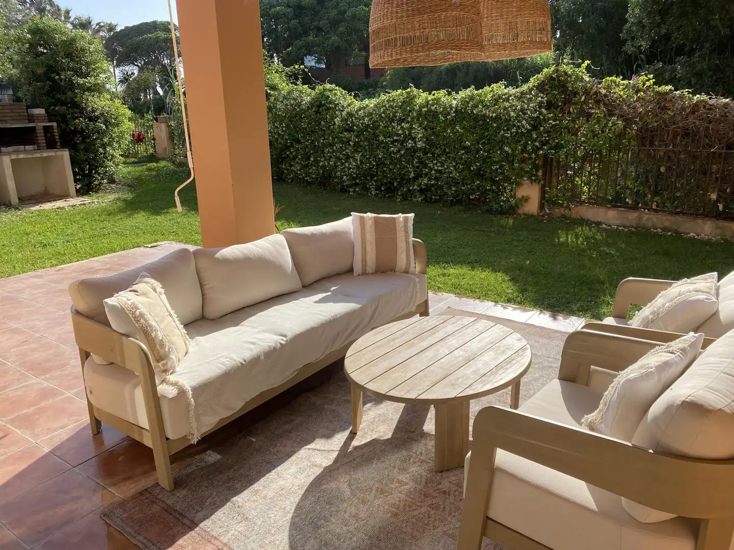 Terrasse von Wohnung zum Verkauf in Marbella mit Klimaanlage, Terrasse und Schwimmbad