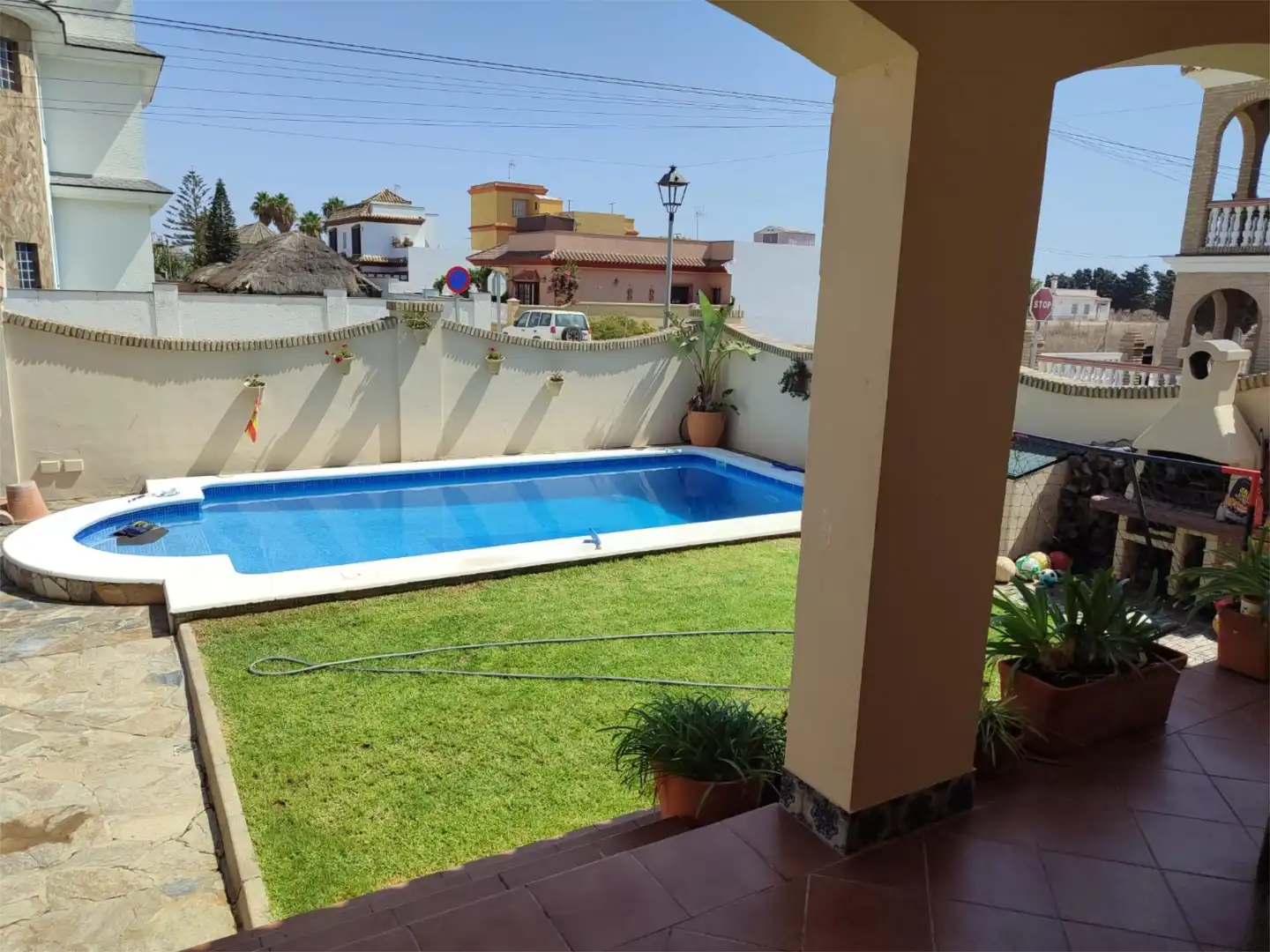 Houses for sale in Calle Francisco de Goya, 35, Santuario Swimming pool of Houses for sale in Chipiona with Air Conditioner, Terrace and Swimming Pool