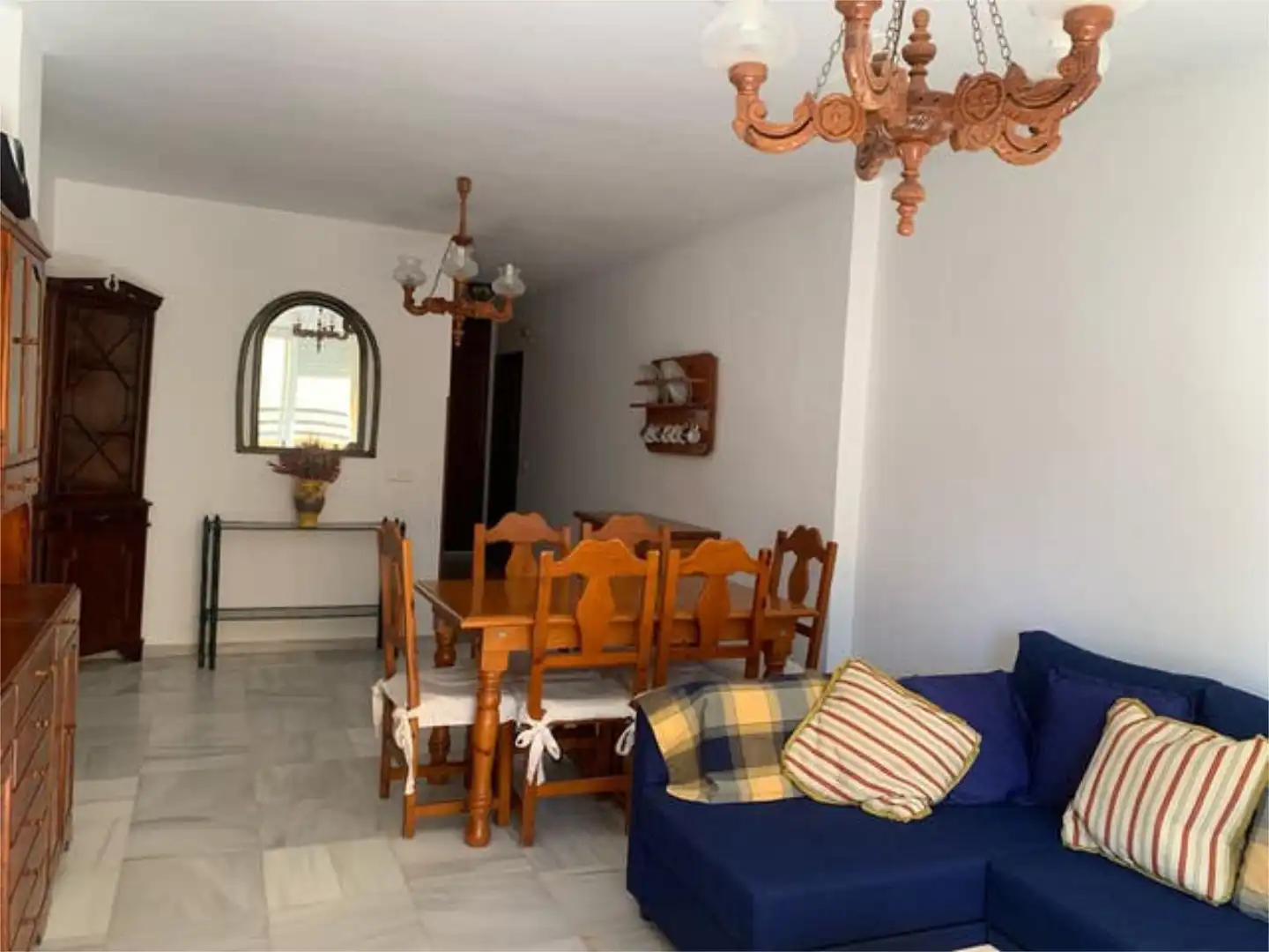 Comedor de Piso de alquiler en Sanlúcar de Barrameda con Calefacción, Terraza y Amueblado