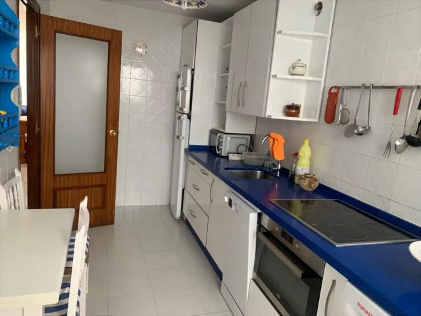 Cocina de Piso de alquiler en Sanlúcar de Barrameda con Calefacción, Terraza y Amueblado