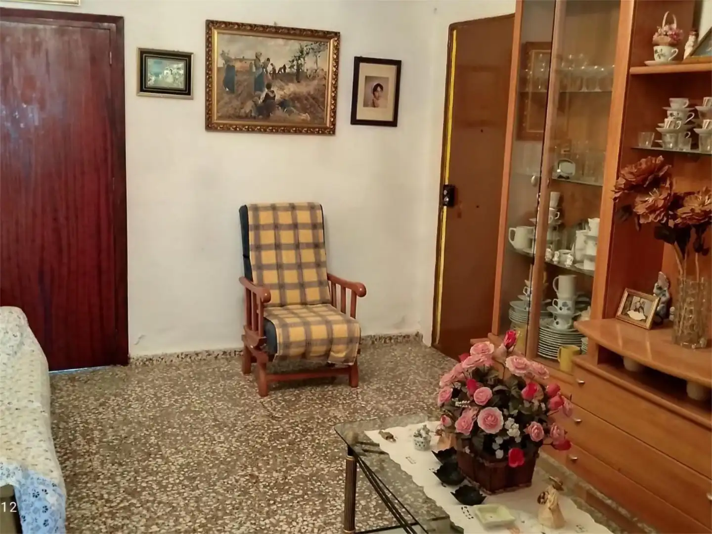 Piso en venta en Diseminado Diseminados, 718, Almogía Sala de estar de Piso en venta en Almogía con Jardín privado, Terraza y Amueblado