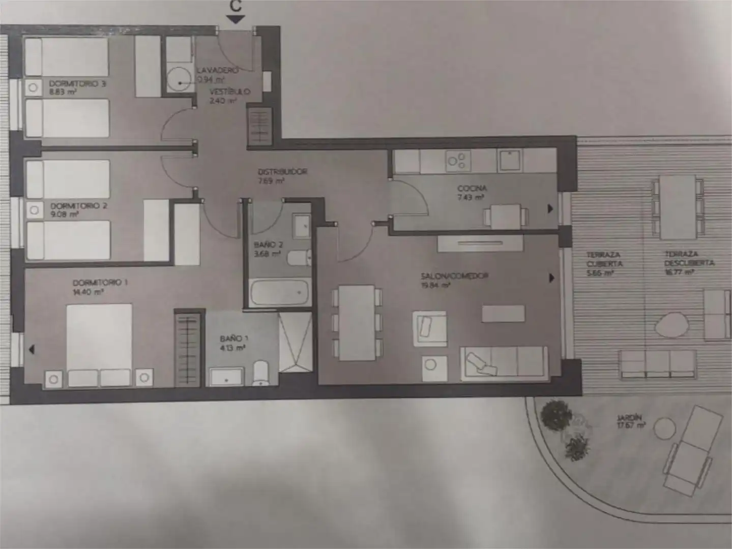 Flat for sale in Calafell  with Air Conditioner, Heating and Parquet flooring