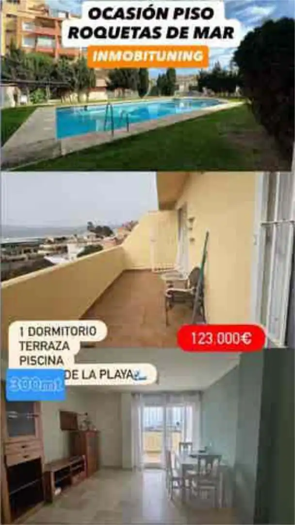 Wohnungen zum Verkauf in El Sabinar – Urbanizaciones – Las Marinas – Playa Serena Terrasse von Wohnungen zum Verkauf in Roquetas de Mar mit Terrasse und Schwimmbad