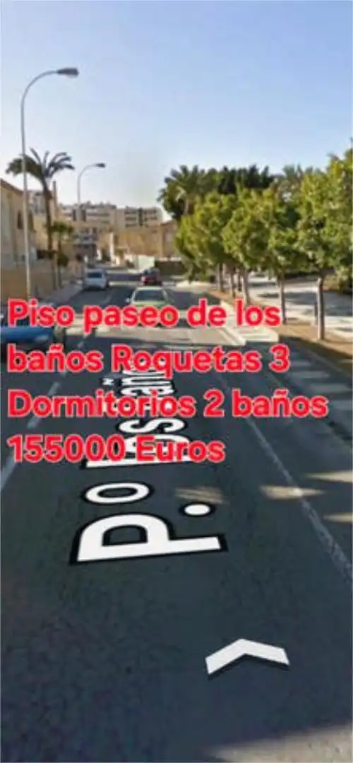 Wohnungen zum Verkauf in El Sabinar – Urbanizaciones – Las Marinas – Playa Serena Außenansicht von Wohnungen zum Verkauf in Roquetas de Mar mit Terrasse und Schwimmbad