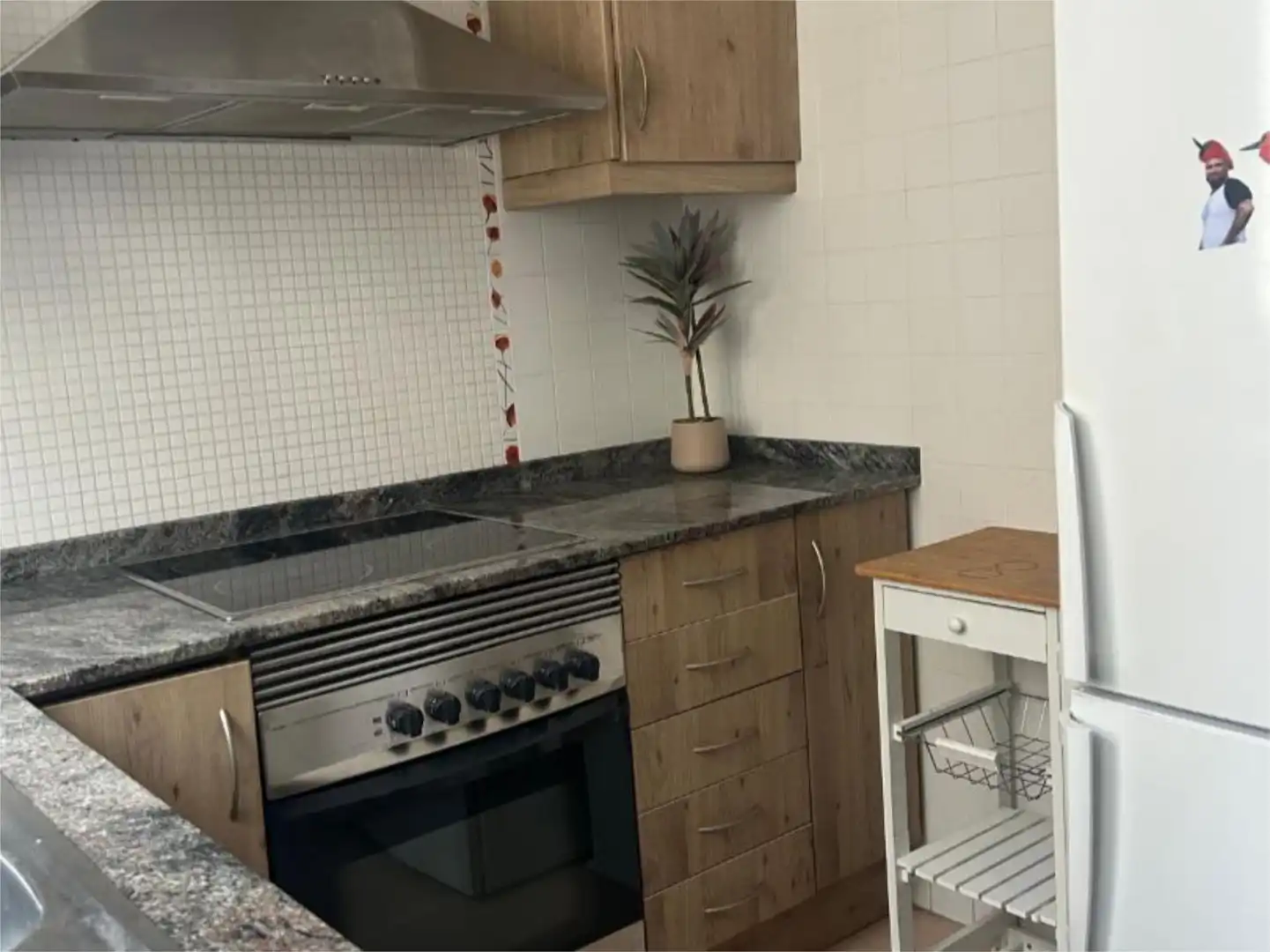 Flat for rent in Carrer Virgen del Losar, 22, Playa Puerto de Sagunto Kitchen of Flat for rent in Sagunto / Sagunt with Air Conditioner, Terrace and Furnished