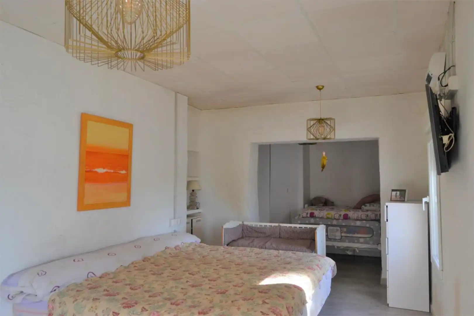 Schlafzimmer von Country house zum Verkauf in Monóvar  / Monòver mit Klimaanlage, Terrasse und Schwimmbad