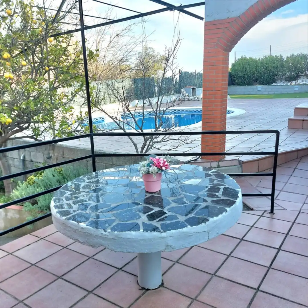 Houses for sale in Carrer Llobregat, 98, Santa Coloma de Cervelló Terrace of Houses for sale in Santa Coloma de Cervelló with Air Conditioner, Terrace and Swimming Pool