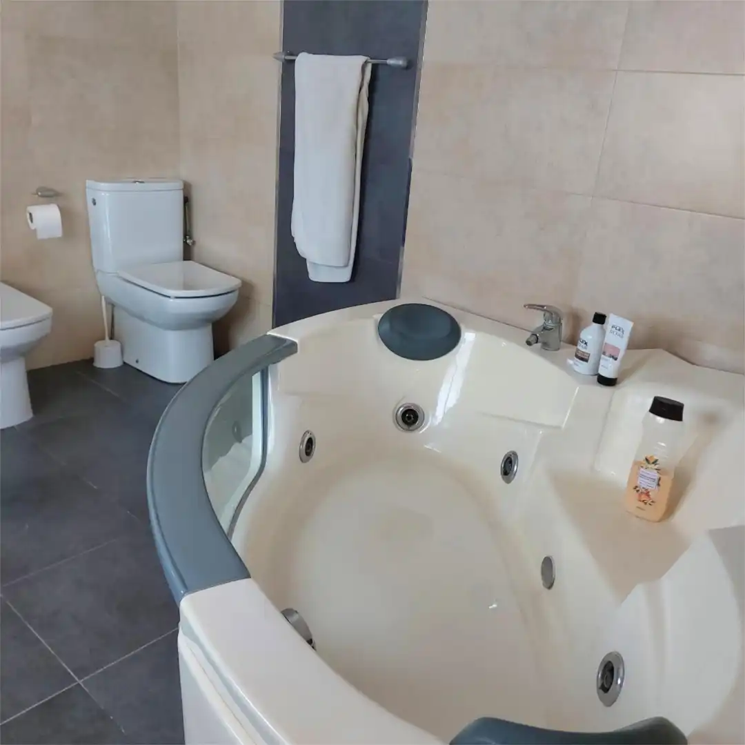 Houses for sale in Carrer Llobregat, 98, Santa Coloma de Cervelló Bathroom of Houses for sale in Santa Coloma de Cervelló with Air Conditioner, Terrace and Swimming Pool