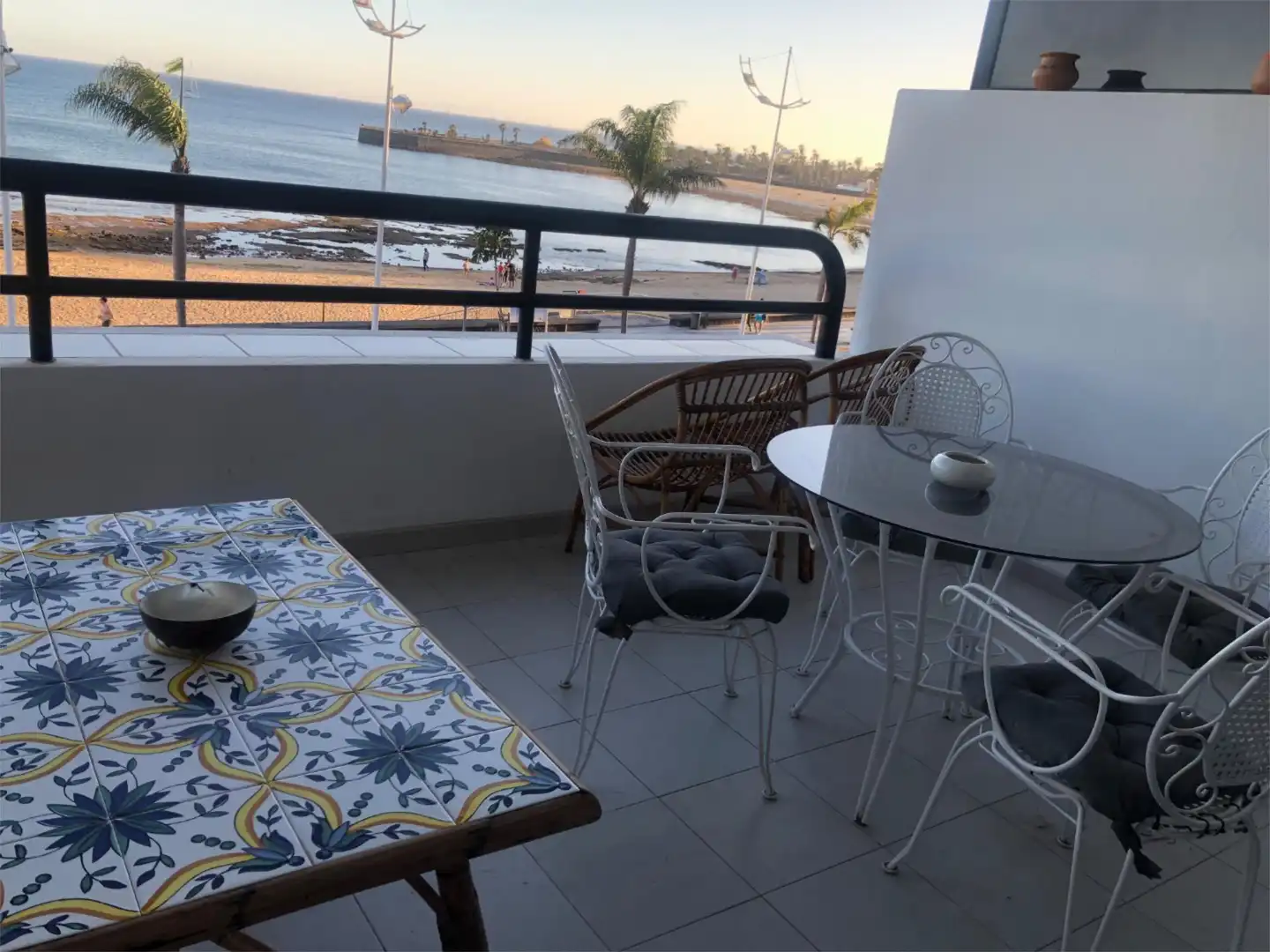 Terrace of Flat for rent in Arrecife  with Terrace and Furnished