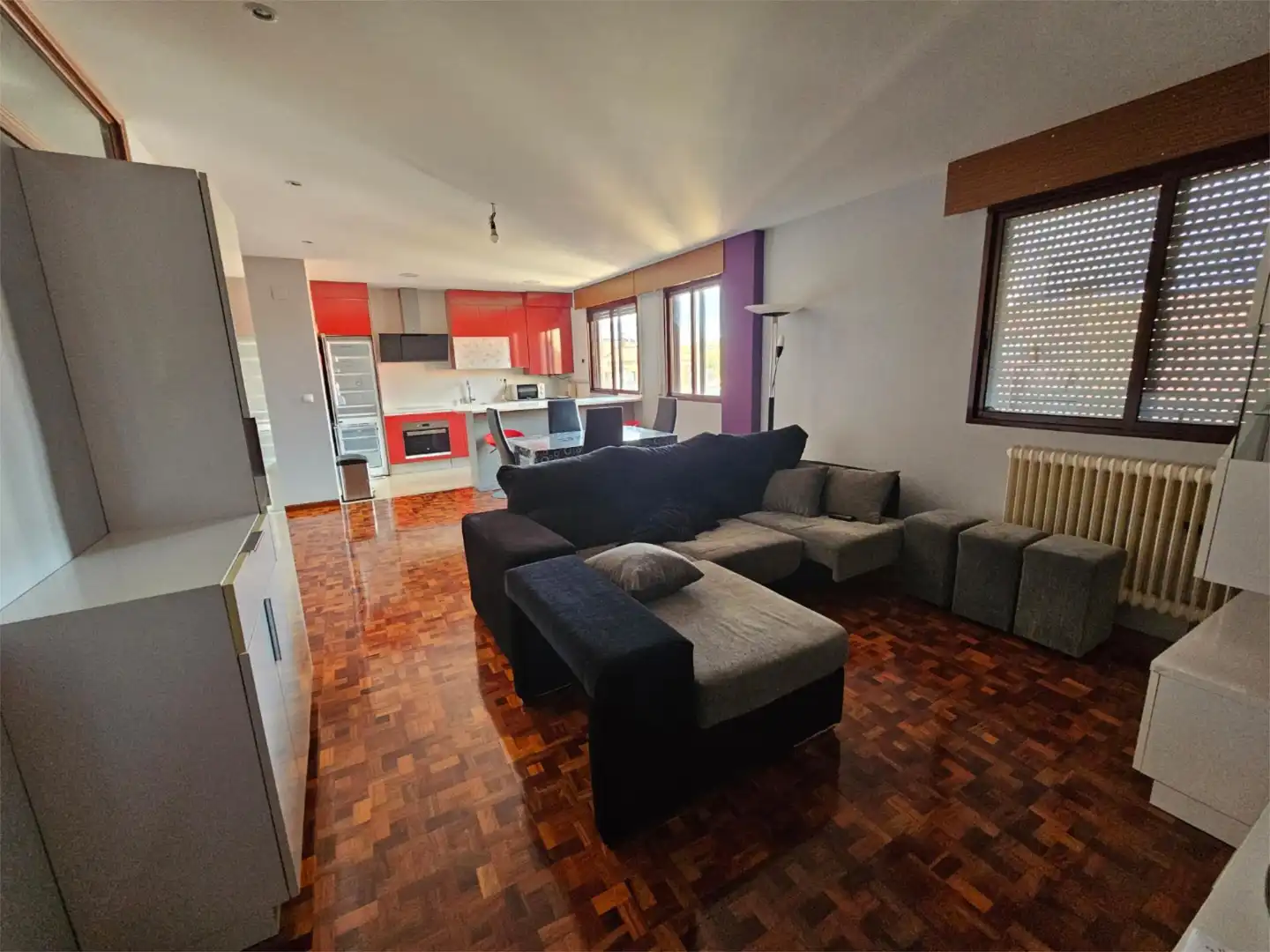 Living room of Attic for sale in Salas de los Infantes  with Parquet flooring, Furnished and Oven