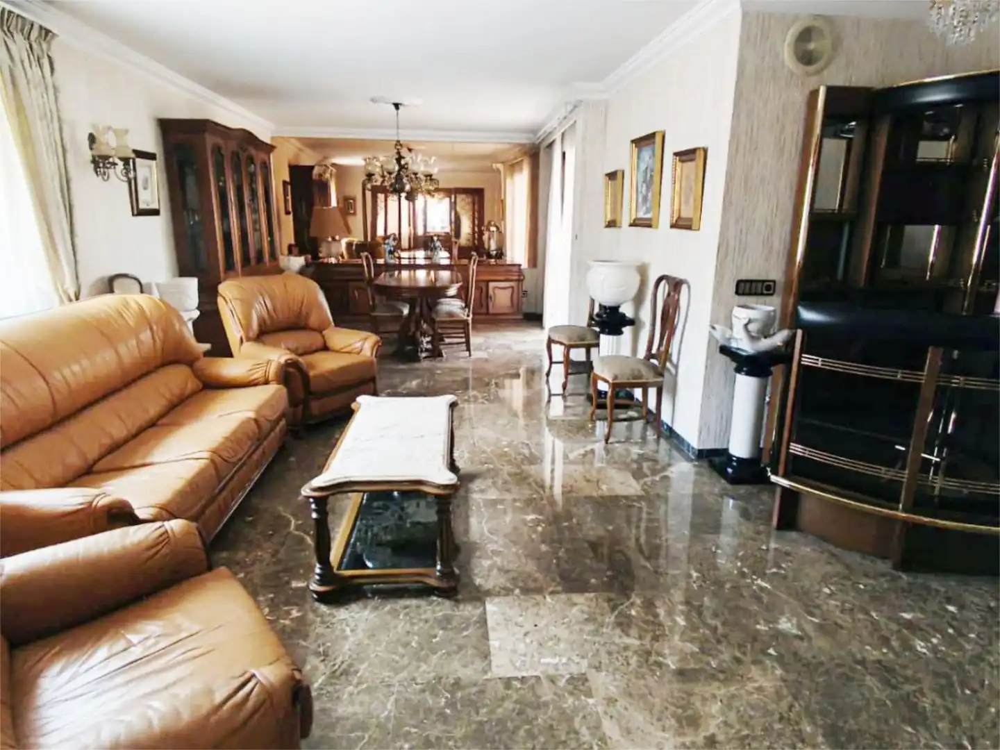 Sala d'estar de Pis en venda en  Palma de Mallorca amb Calefacció, Terrassa i Moblat