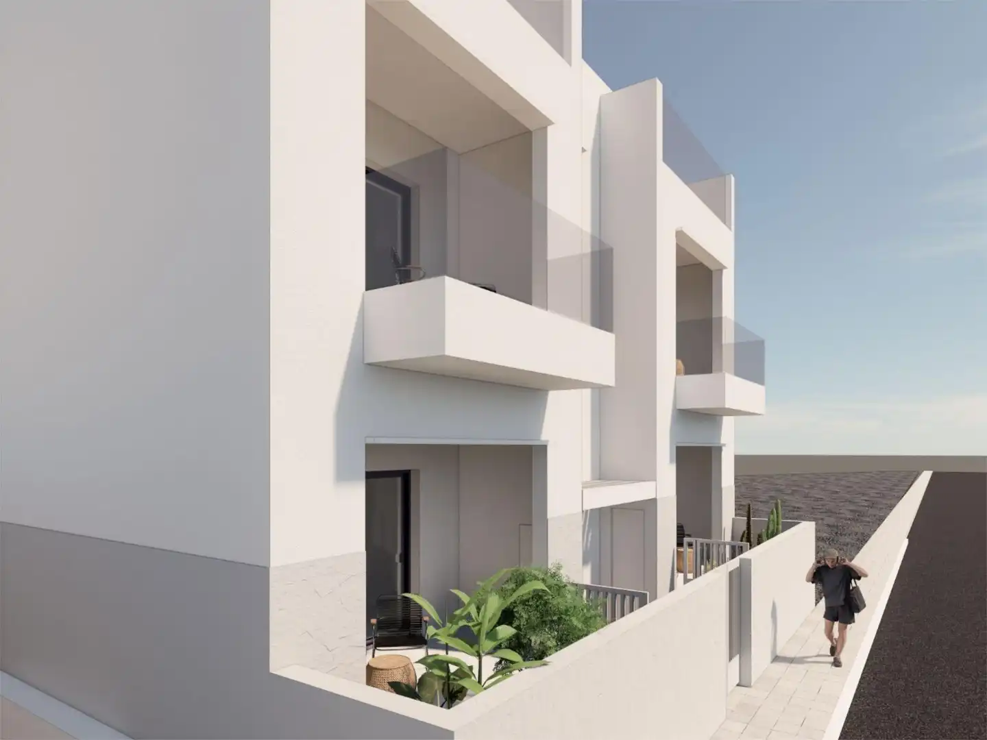 Vista exterior de Piso en venta en Tinajo con Aire acondicionado, Calefacción y Jardín privado
