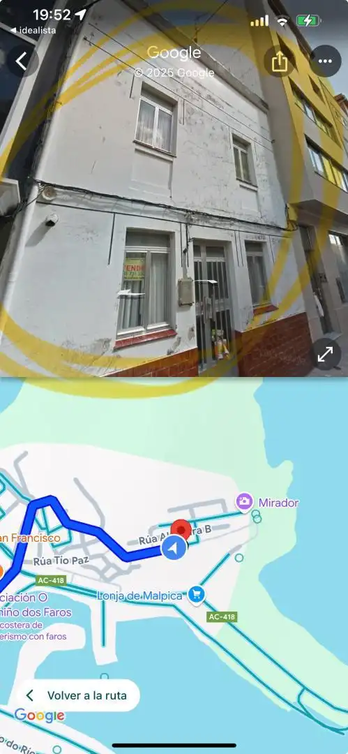 Vista exterior de Casa adosada en venta en Malpica de Bergantiños