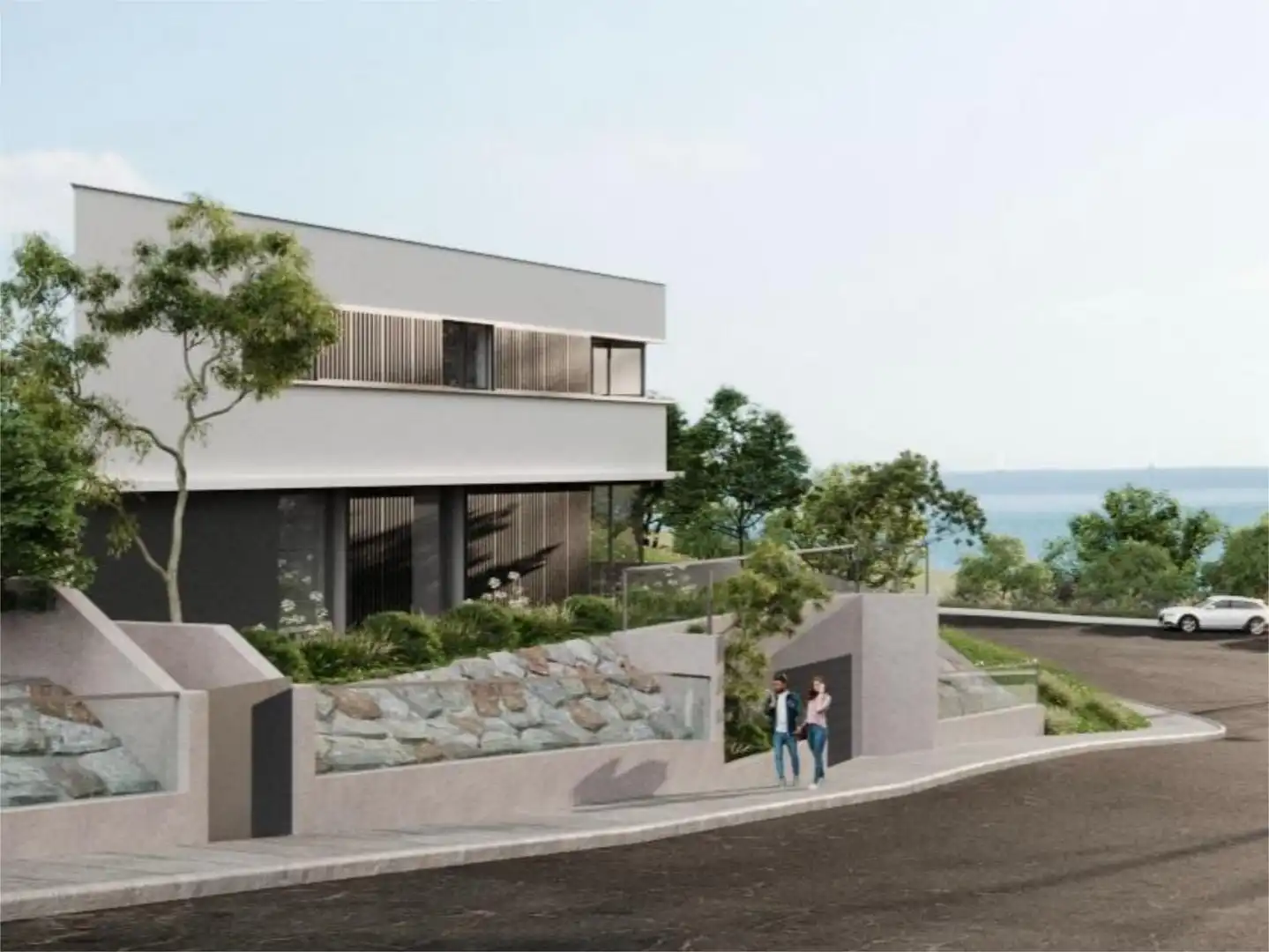 Außenansicht von Wohnung zum Verkauf in Premià de Dalt mit Klimaanlage, Terrasse und Schwimmbad