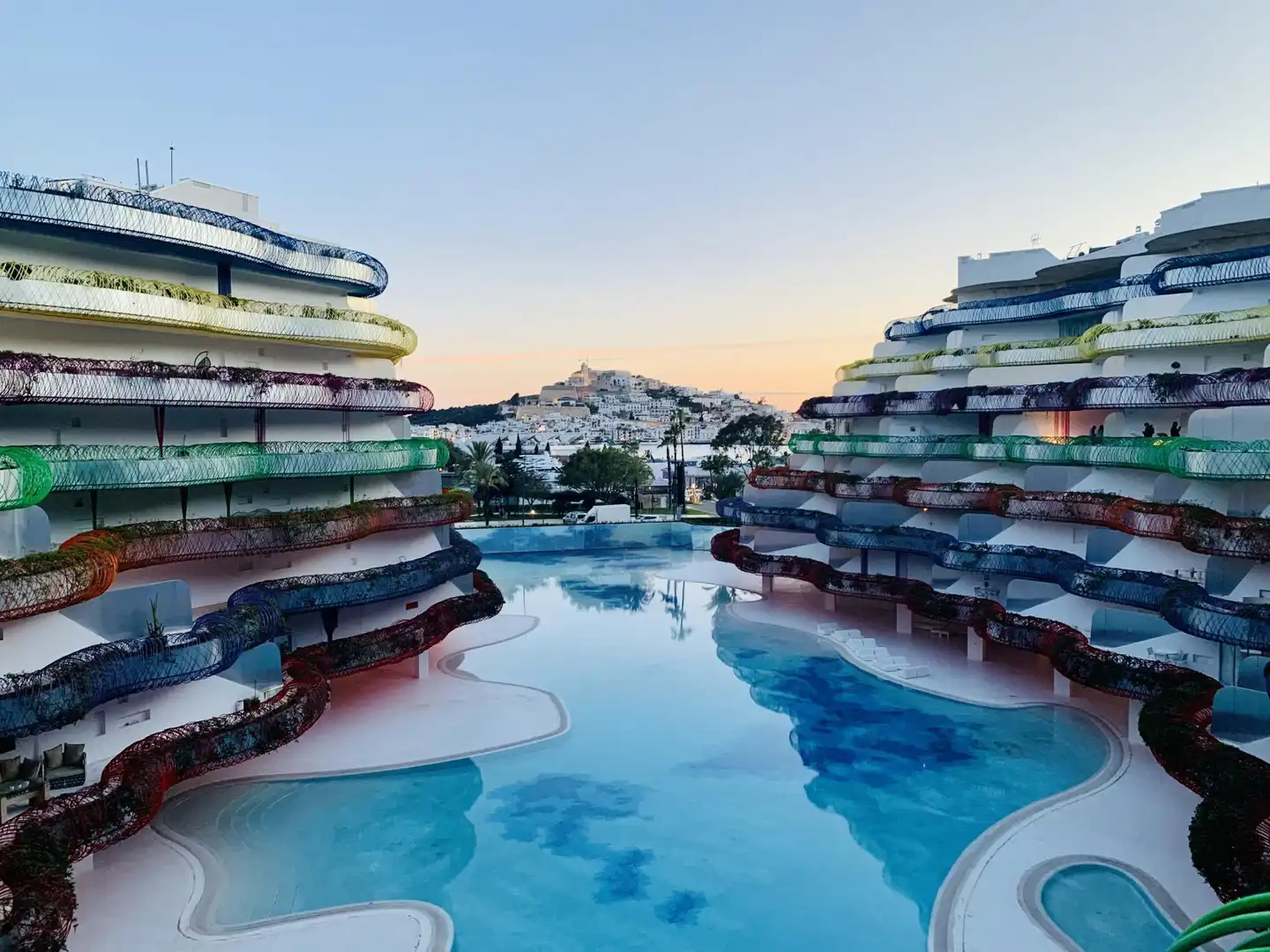 Swimming pool of Apartments for rent in Eivissa  with Air Conditioner, Heating and Terrace