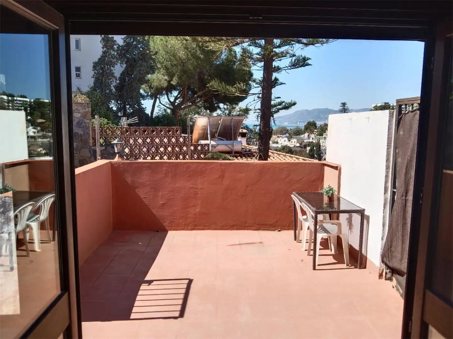 Terraza de Estudio de alquiler en Málaga Capital con Aire acondicionado, Calefacción y Terraza