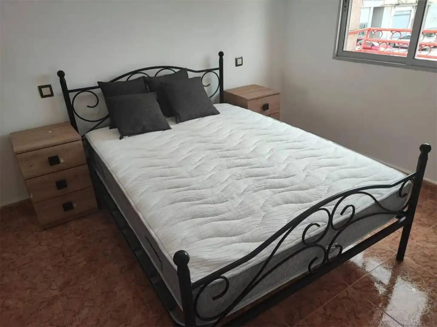 Schlafzimmer von Wohnung zur Miete in Alcover mit Klimaanlage, Abstellraum und Möbliert