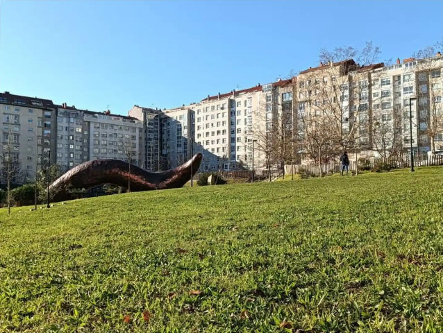 Apartament en venda a As Travesas - Balaídos Vista exterior de Apartament en venda en Vigo amb Calefacció, Jardí privat i Traster