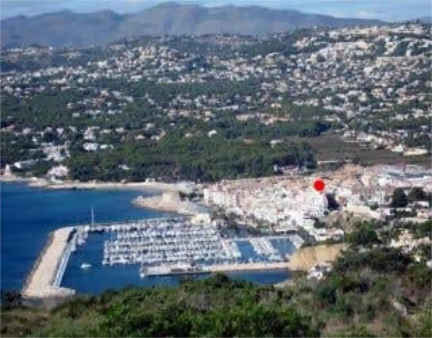 Vista exterior de Apartamento de alquiler en Moraira con Calefacción, Jardín privado y Terraza