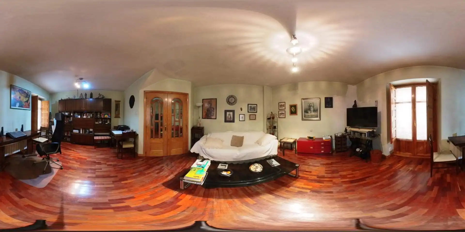 Casa adosada en venta en Calle del Capitán Rojas, 14, Peñafiel Sala de estar de Casa adosada en venta en Peñafiel