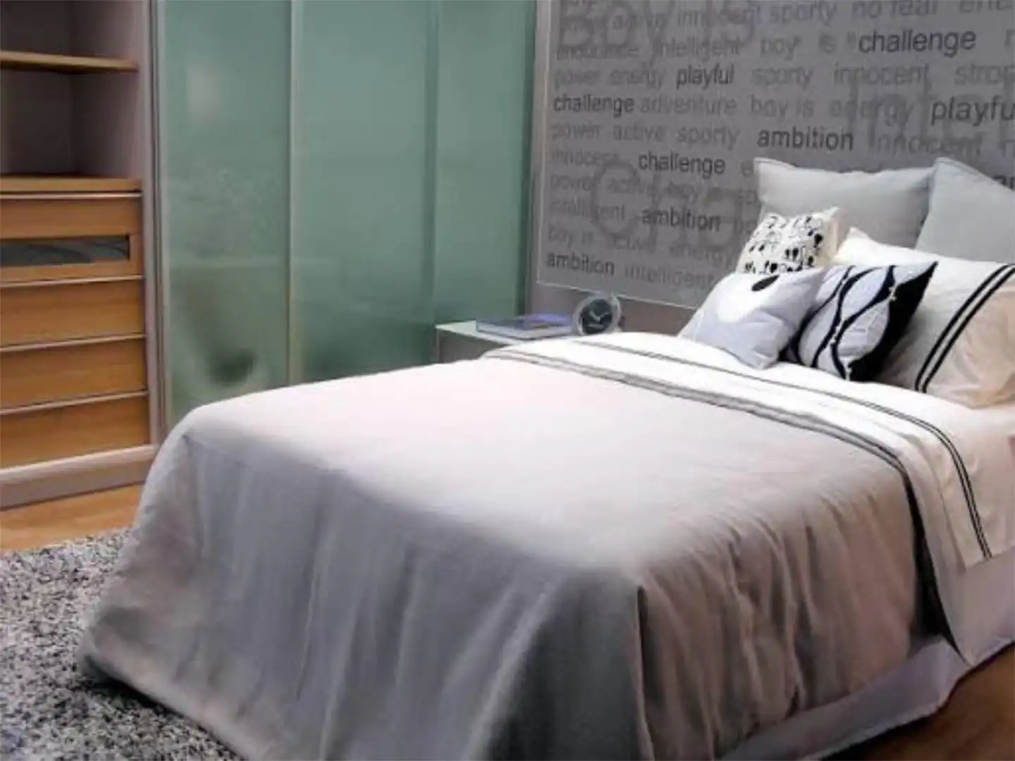 Bedroom of Apartments for share in Burgos Capital  with Heating, Furnished and Oven