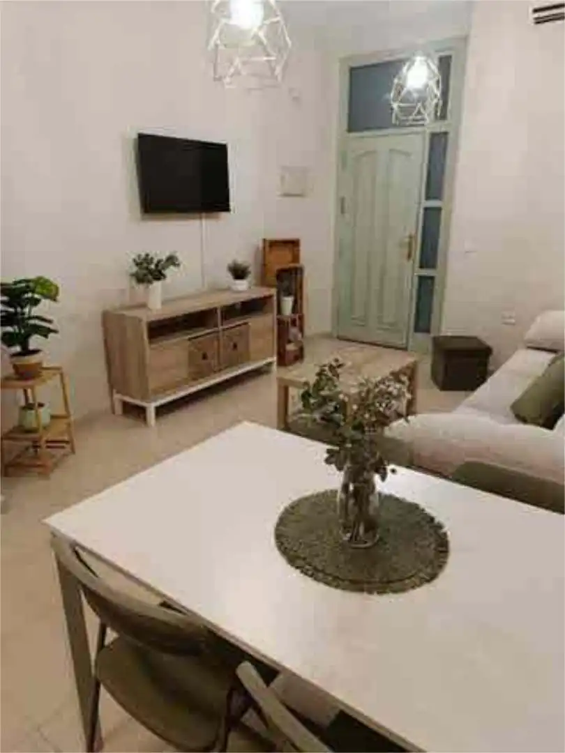 Sala de estar de Piso de alquiler en Sanlúcar de Barrameda con Amueblado