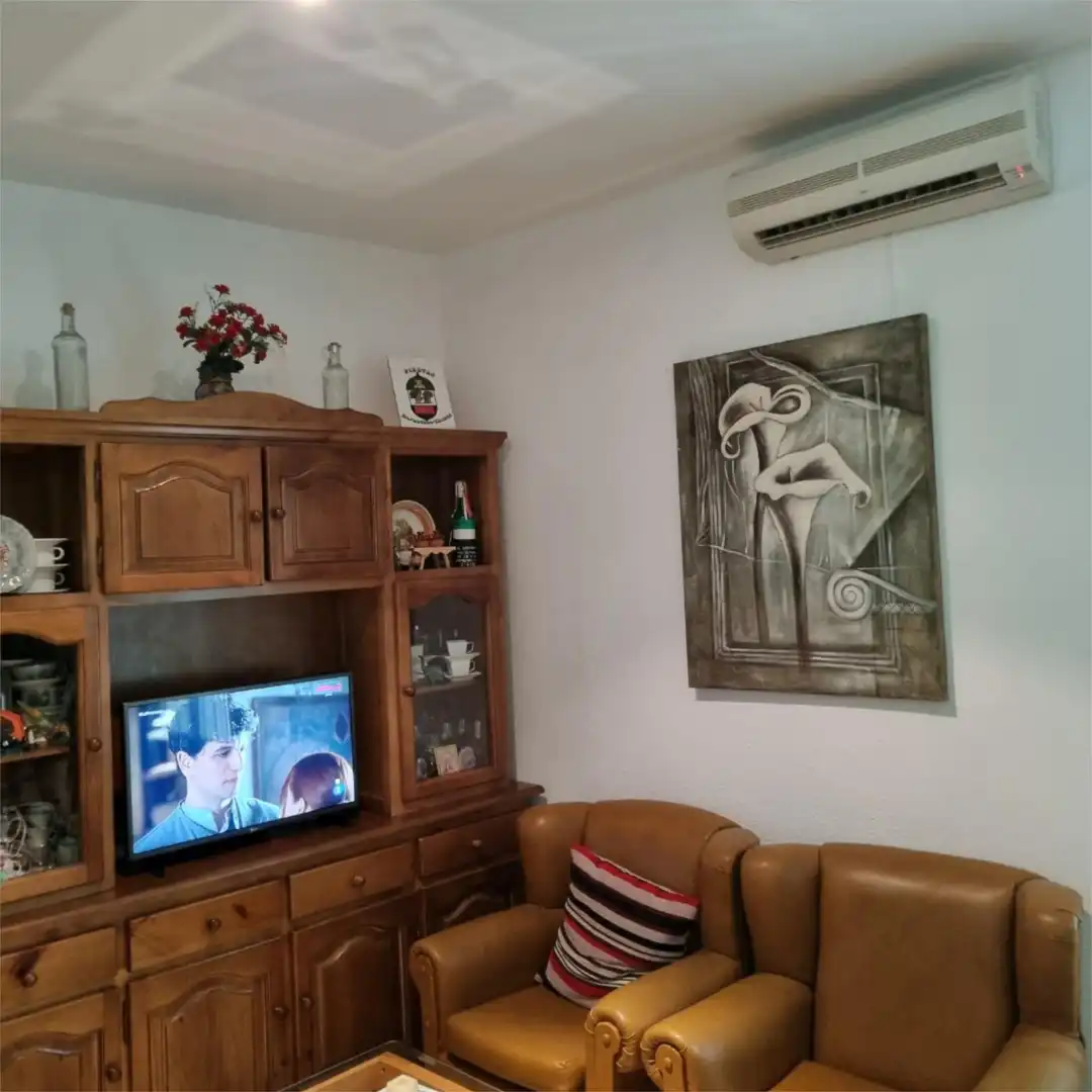 Sala de estar de Casa adosada en venta en Hornachos con Aire acondicionado, Terraza y Balcón