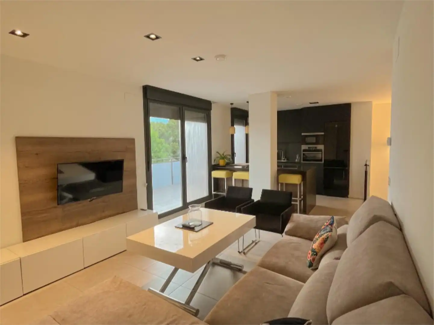 Living room of Flat for rent in Tudela  with Air Conditioner and Terrace