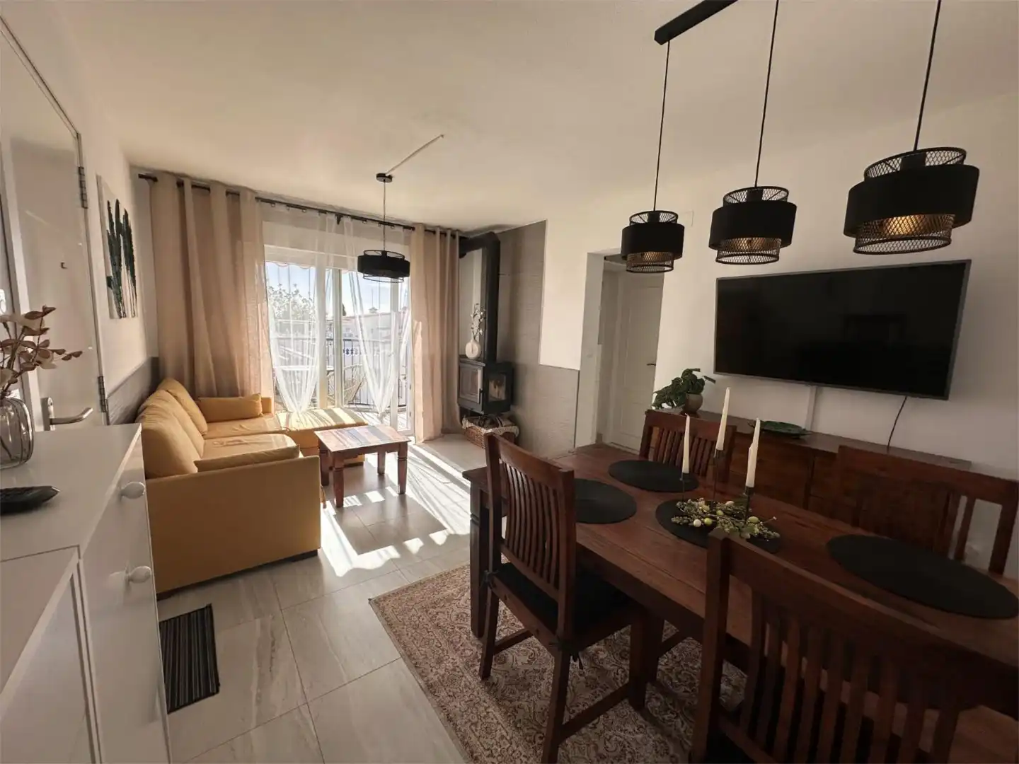 Sala de estar de Ático en venta en Torrevieja con Aire acondicionado, Calefacción y Terraza