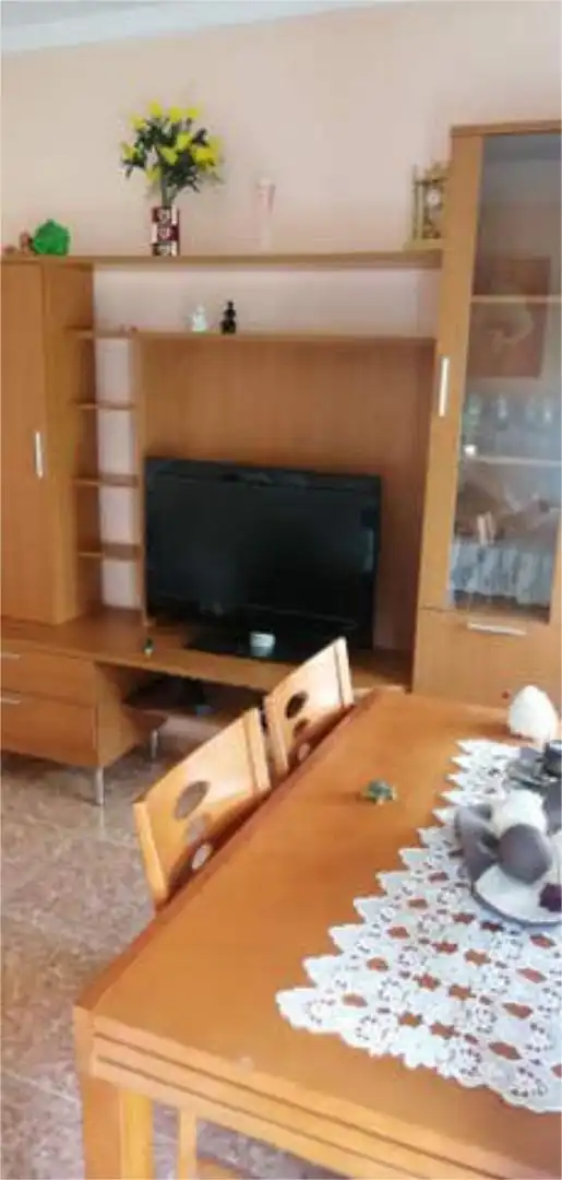 Sala d'estar de Pis de lloguer en  Albacete Capital amb Calefacció i Moblat