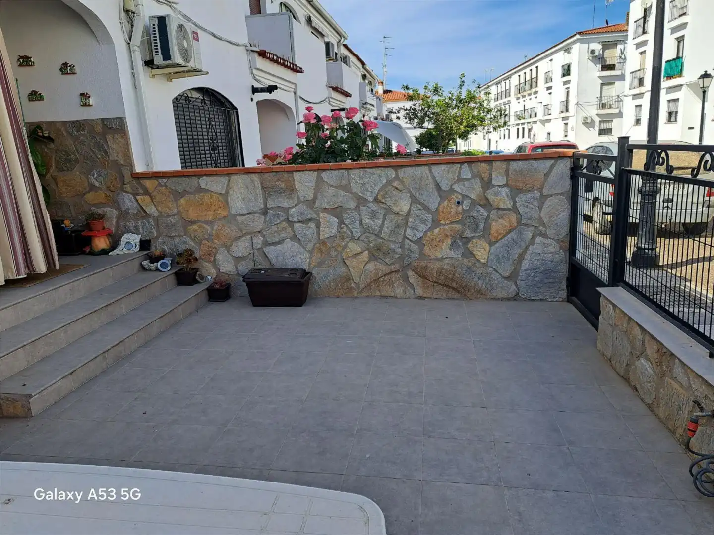 Terrassa de Casa adosada en venda en Olivenza amb Calefacció, Parquet i Terrassa
