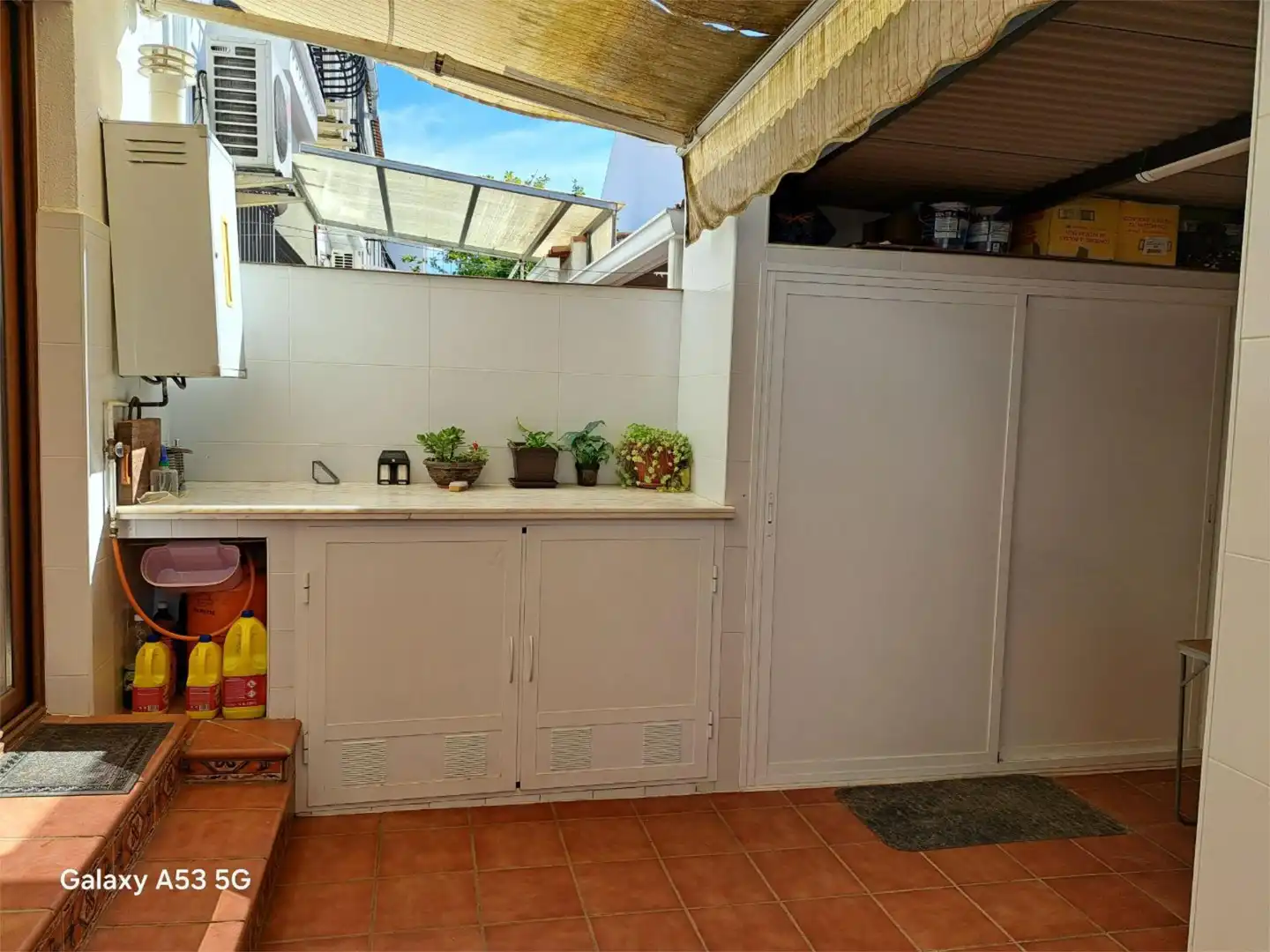 Cuina de Casa adosada en venda en Olivenza amb Calefacció, Parquet i Terrassa