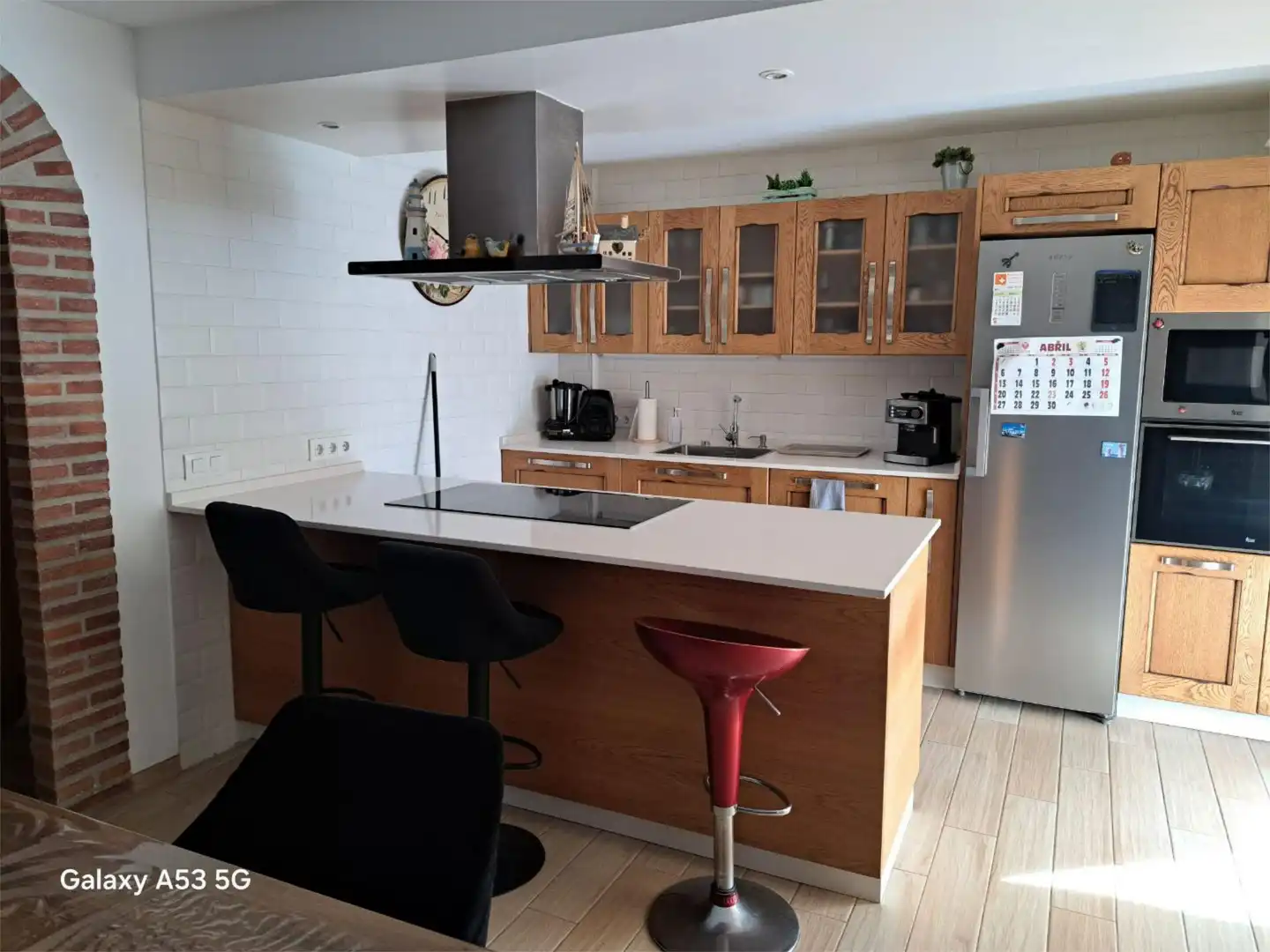 Cuina de Casa adosada en venda en Olivenza amb Calefacció, Parquet i Terrassa