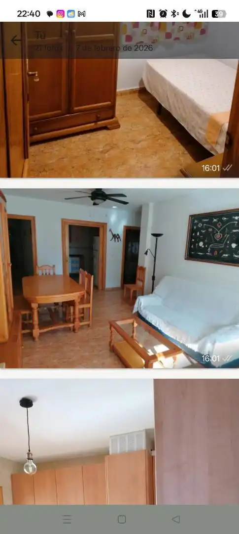 Sala de estar de Piso en venta en Águilas con Aire acondicionado y Balcón