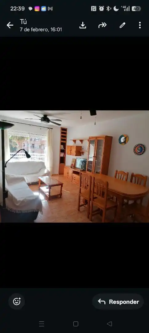 Sala de estar de Piso en venta en Águilas con Aire acondicionado y Balcón