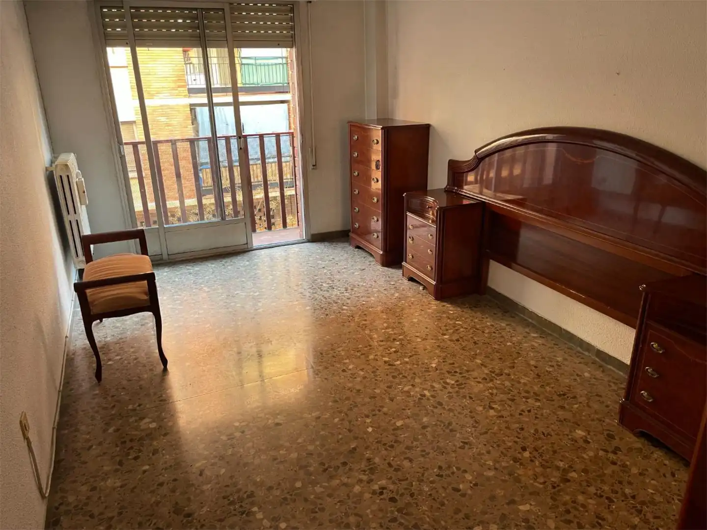 Bedroom of Flat for sale in  Zaragoza Capital  with Air Conditioner, Heating and Furnished