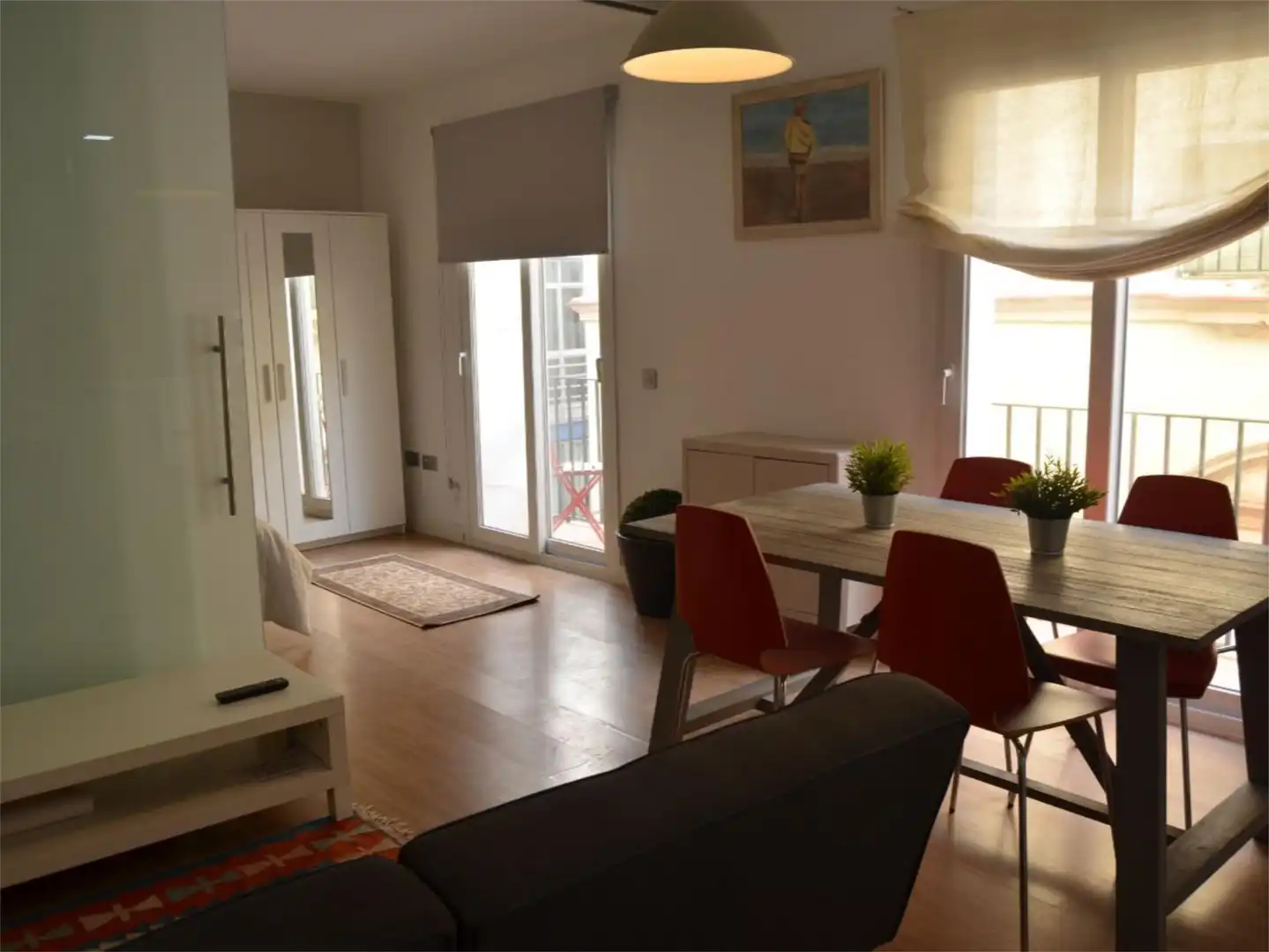 Wohnzimmer von Loft zur Miete in  Cádiz Capital mit Heizung, Parkett und Terrasse